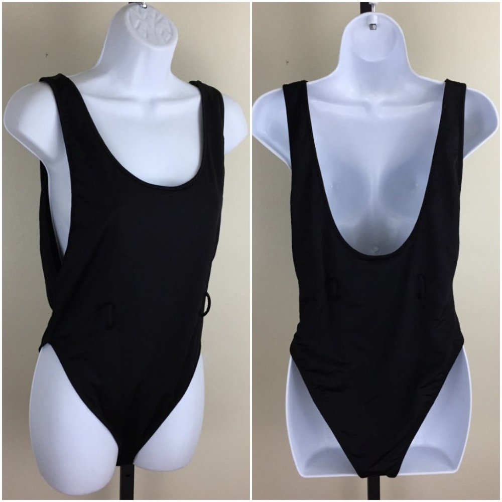 NEW FASHION NOVA Wide Armhole One Piece Swimsuit - Picture 1 of 8